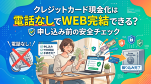 クレジットカード現金化は電話なしでWEB完結できる？申し込み前の安全チェック