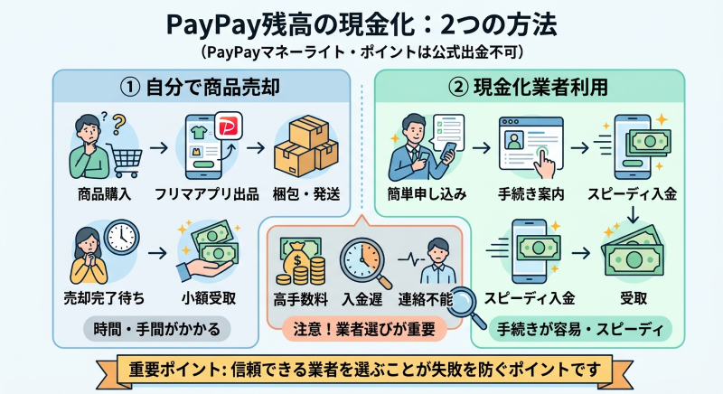 paypay現金化する方法